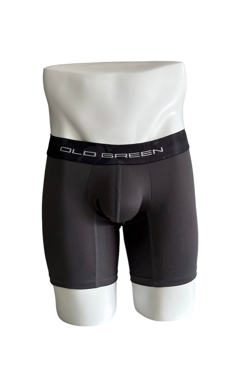 Bóxer Microfibra Liso Gris Oscuro