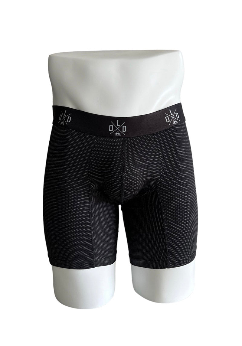 Bóxer Microfibra Liso Negro/puntos