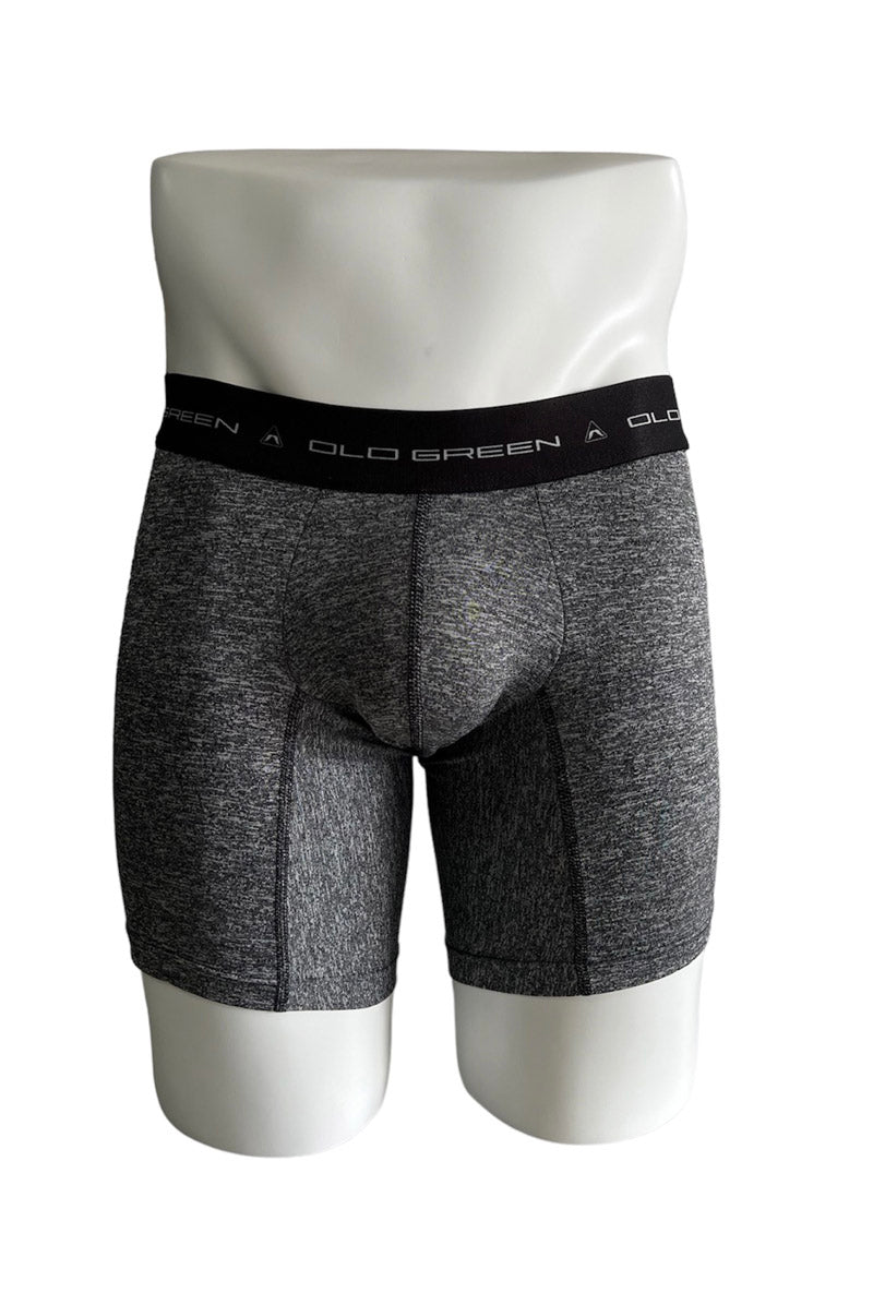 Bóxer Microfibra Liso Gris/negro