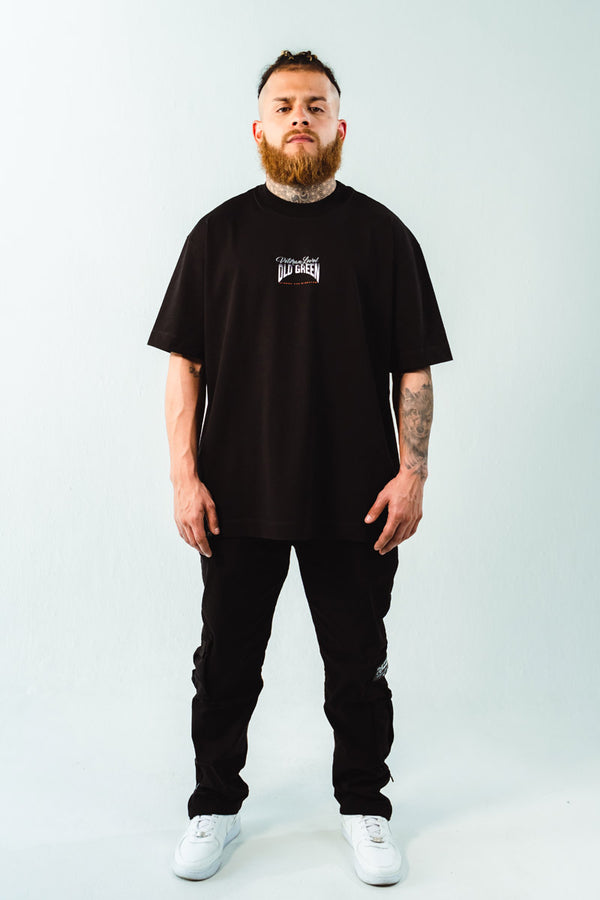 Camiseta Semi Oversize Shark Negro