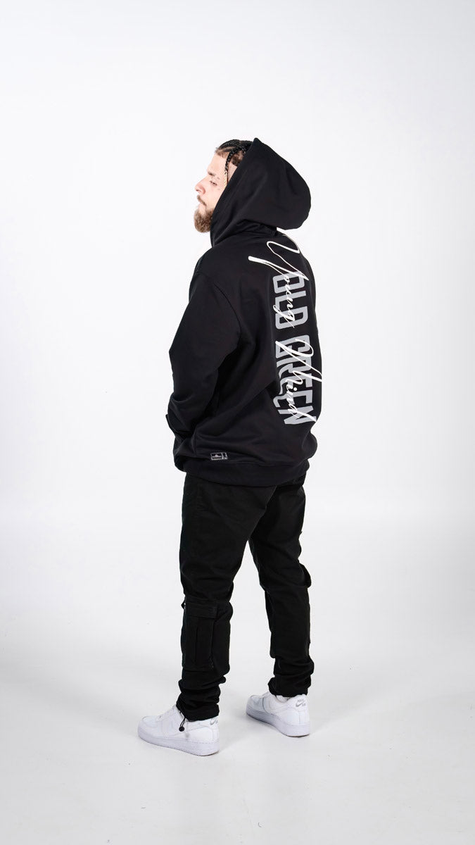 HOODIE YOUND MIND Negro/gris