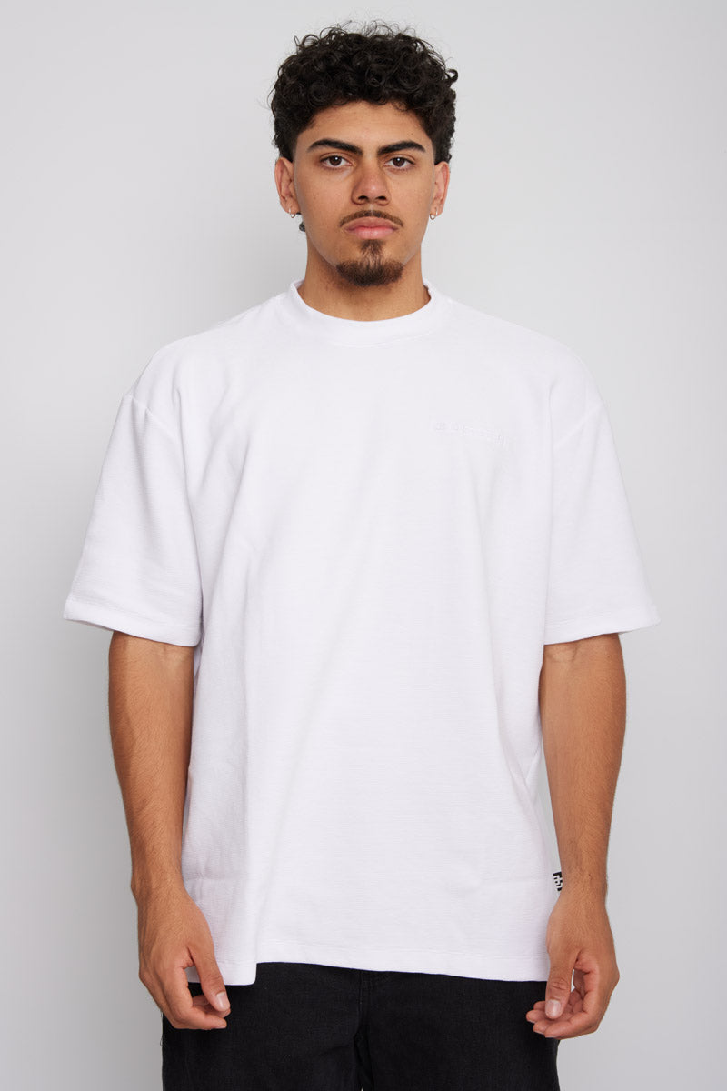 Camiseta Tela galleta Basic-Blanca