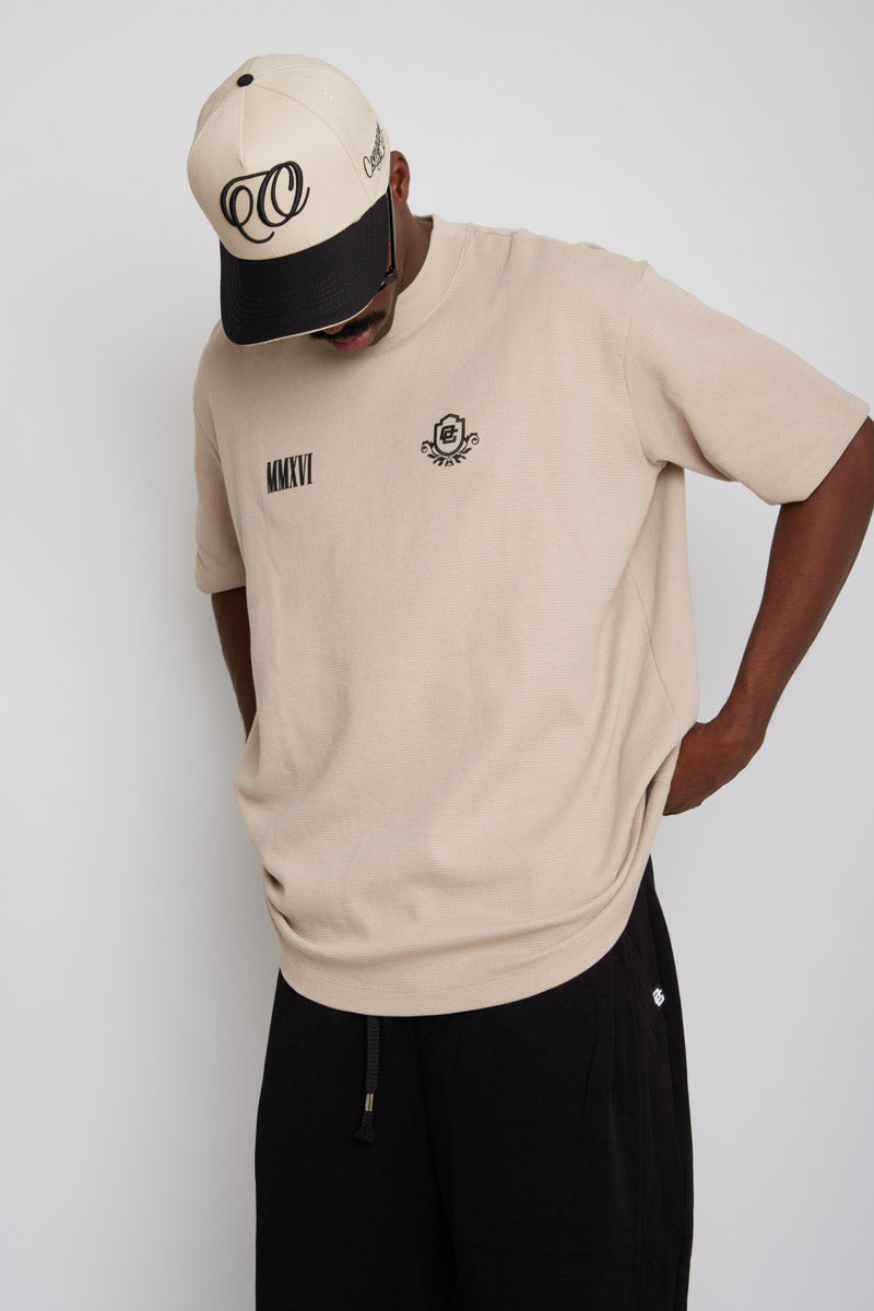 Camiseta Tela galleta- Beige