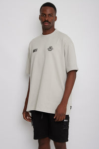 Camiseta Tela galleta gris