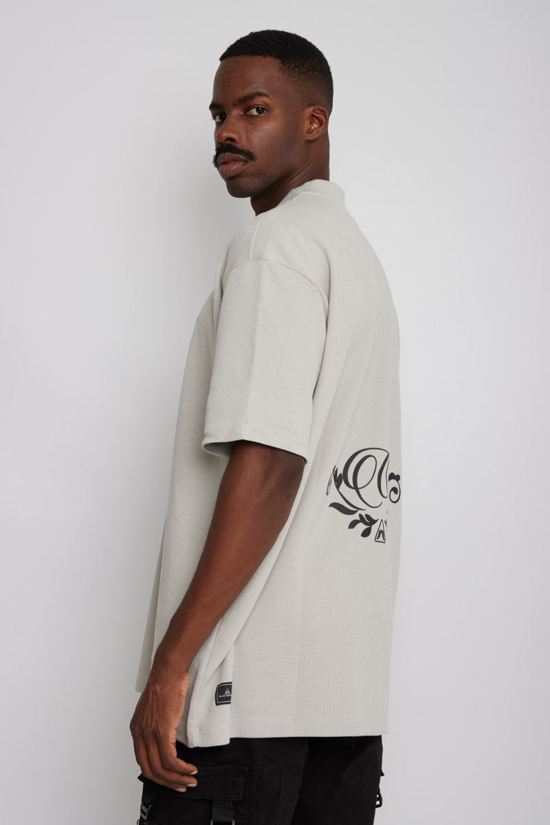 Camiseta Tela galleta gris