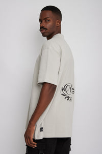 Camiseta Tela galleta gris