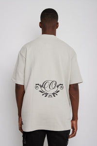 Camiseta Tela galleta gris