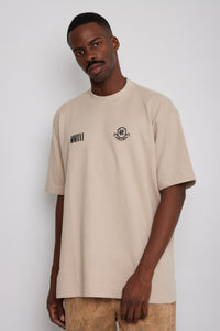 Camiseta Tela galleta- Beige