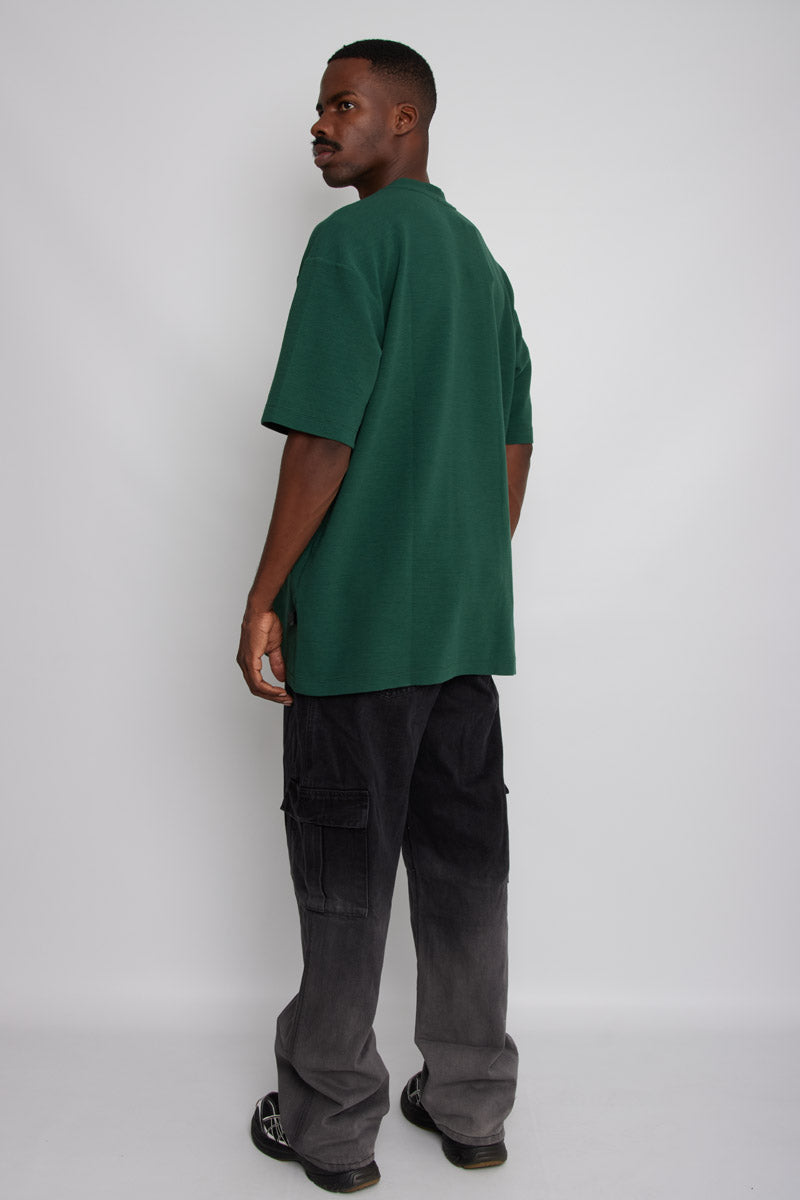 Camiseta Tela galleta Basic- Verde