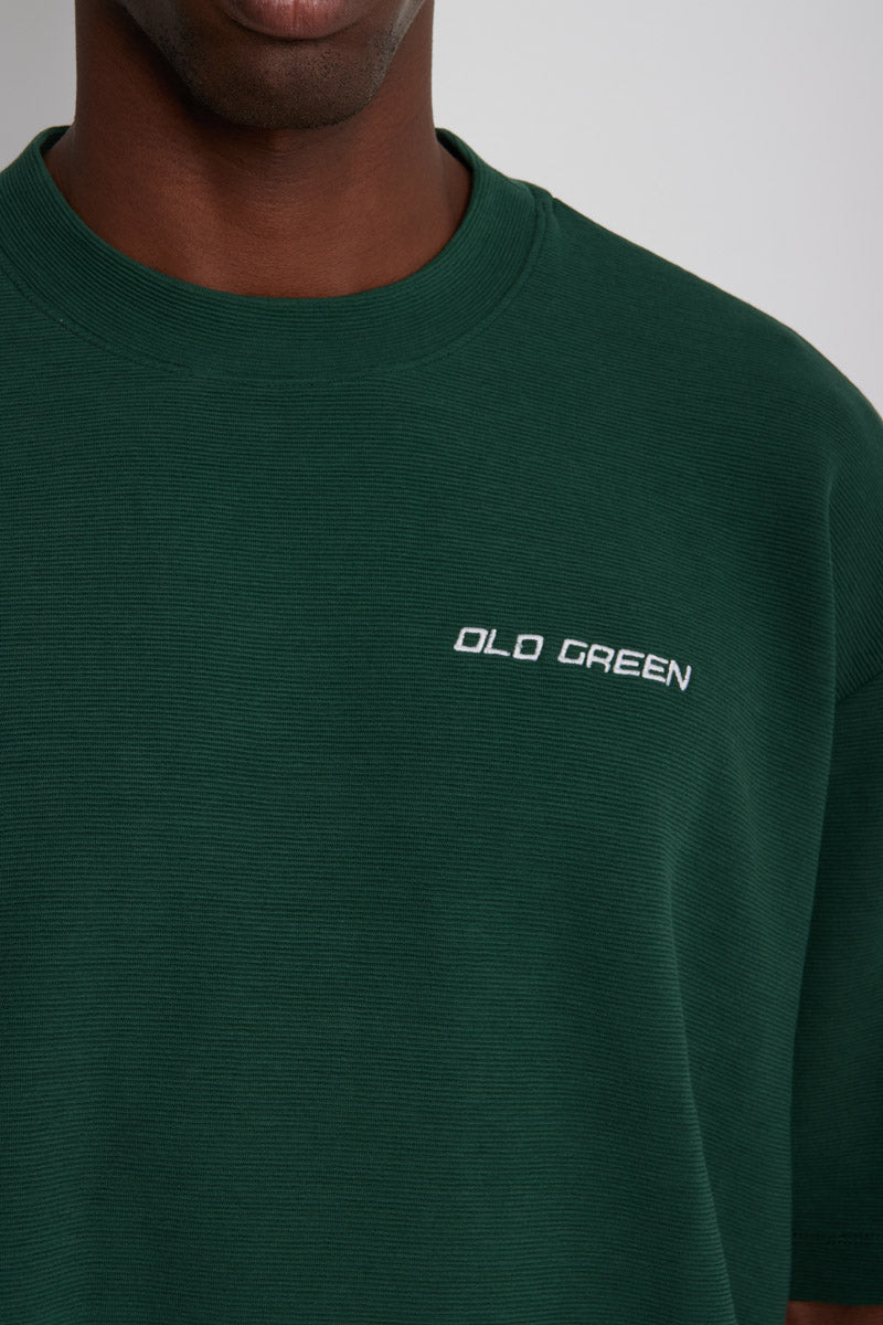 Camiseta Tela galleta Basic- Verde