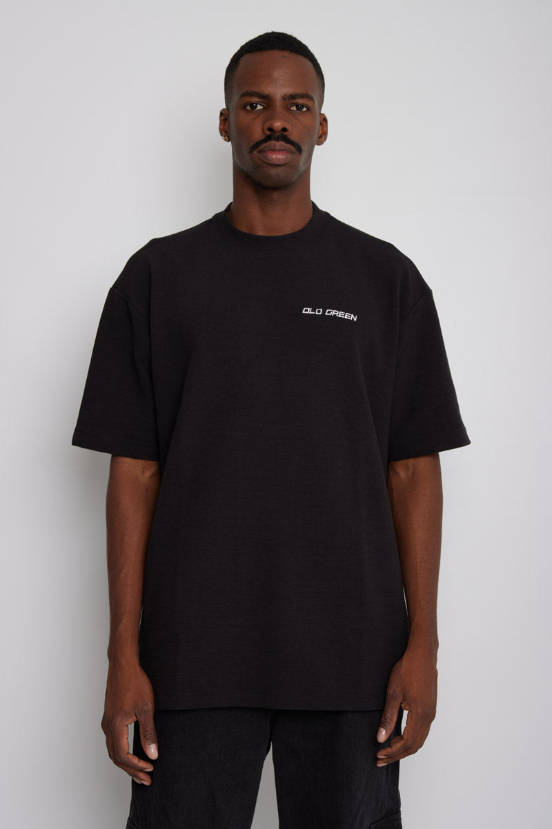 Camiseta Tela galleta Basic-Negra