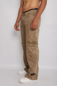 Pantalón Baggy- Caqui