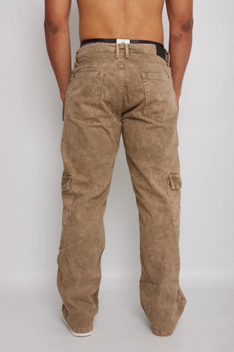 Pantalón Baggy- Caqui