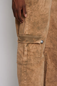 Pantalón Baggy- Marron Acid Wash