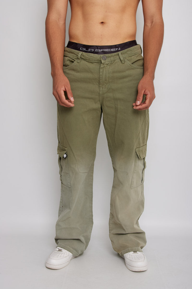 Pantalón Baggy- Verde