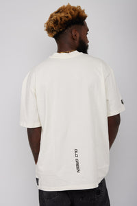 Camiseta Basic Semi Oversized-Crudo