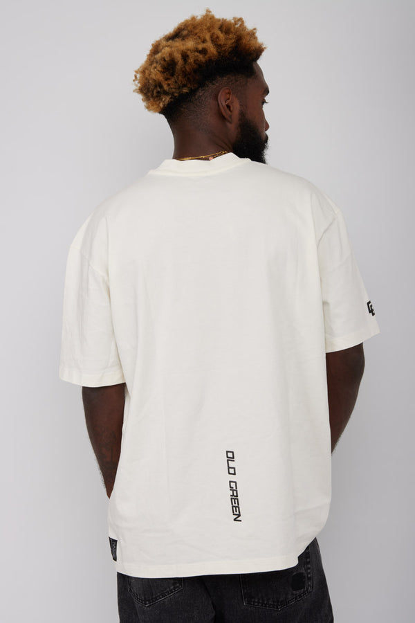 Camiseta Basic Semi Oversized-Crudo