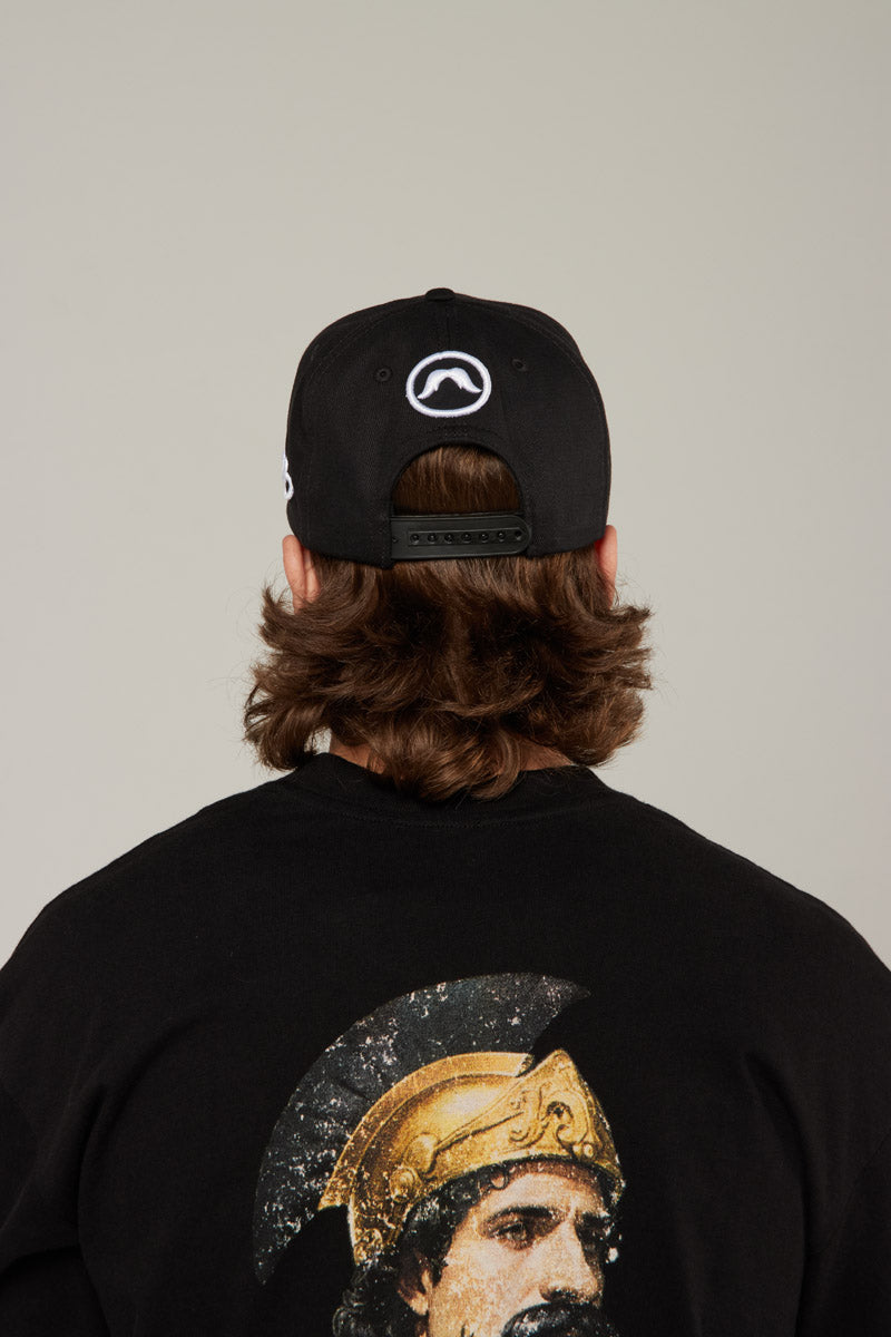 Gorra Negra lateral Old Green