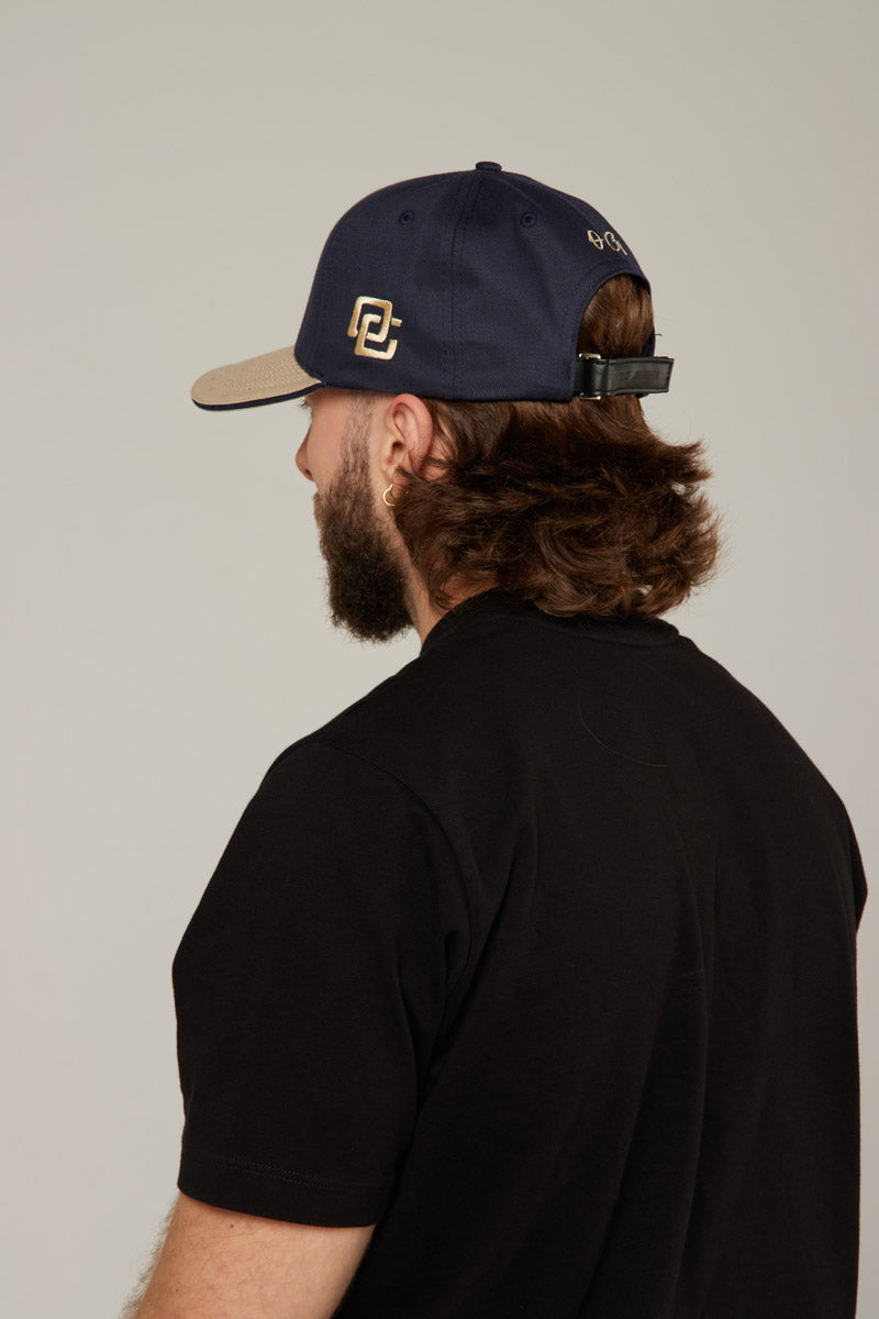 Gorra Azul/Dorada OLD Green