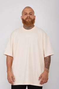 Camiseta Basic Semi Oversized-Piel