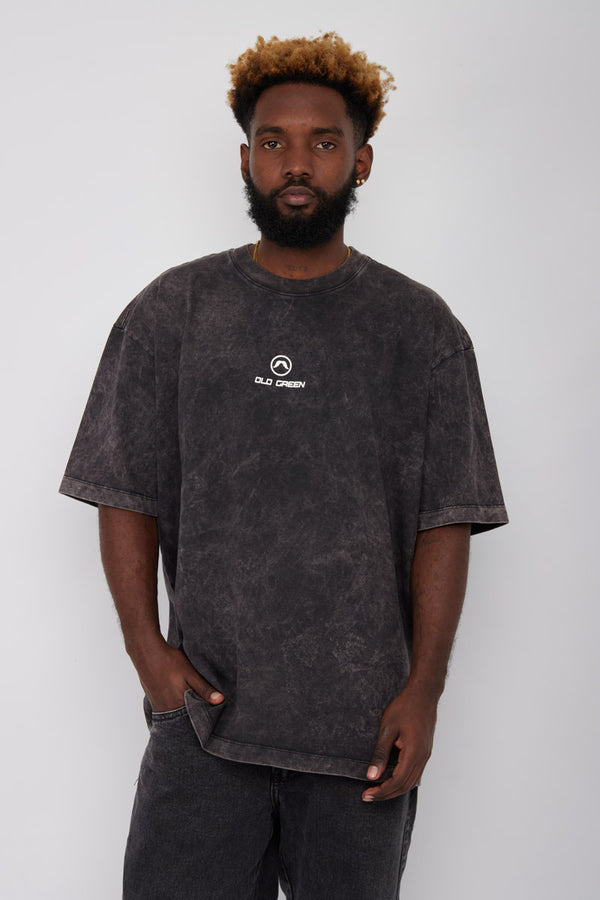 Camiseta Rio Circulo- Negro Acid Wash 2