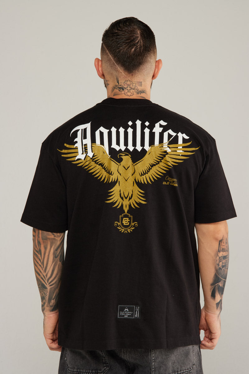 Camiseta Aquilifer Negra/Dorada
