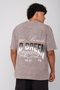 Camiseta Jogo Bonito-Gris Wash