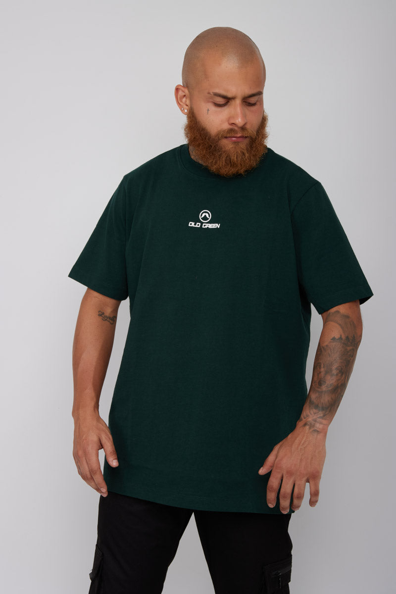 Camiseta Basic Regular Fit-Verde Pino