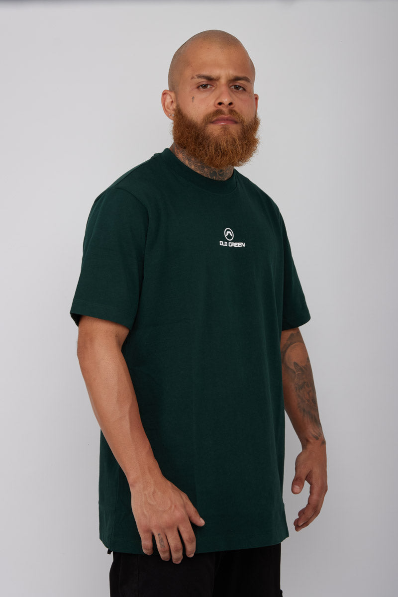 Camiseta Basic Regular Fit-Verde Pino