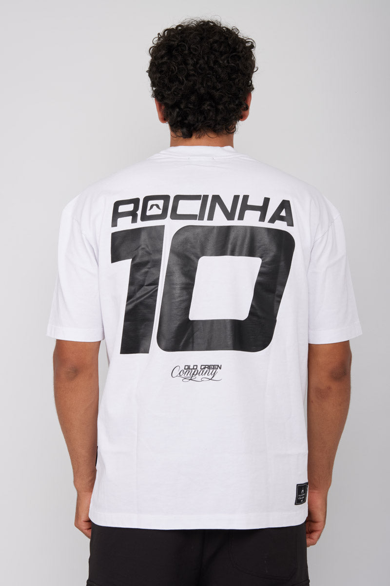 Camiseta Rio 10 ROCINHA-Blanca