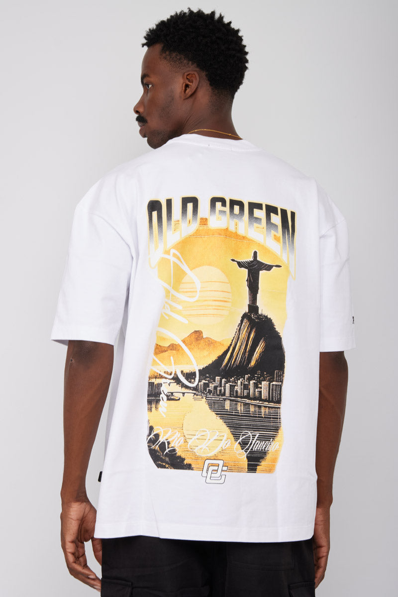 Camiseta Cristo Redentor-Blanca