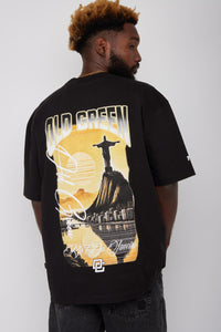 Camiseta Cristo Redentor-Negra