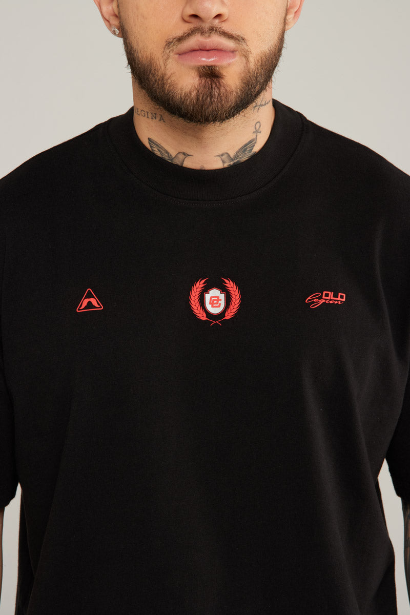 Camiseta OG Roma Negro/Rojo