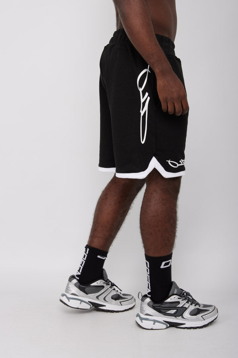 Pantaloneta OLD-Negra/Blanca