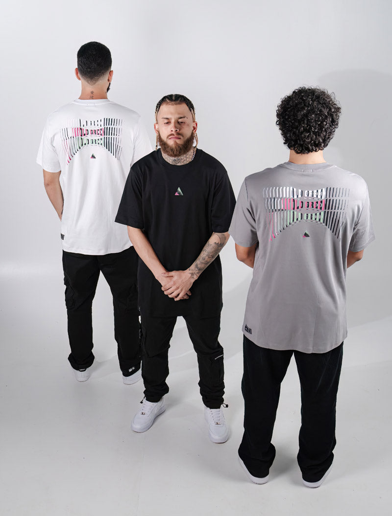 Camiseta Patterns Gris