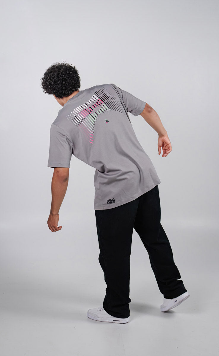 Camiseta Patterns Gris