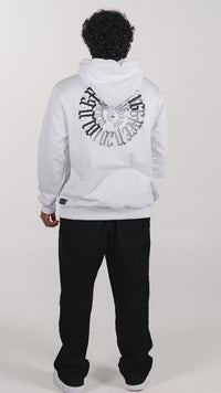 HOODIE OLD GREEN CIRCLE BLANCO