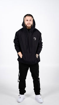 HOODIE OLD GREEN CIRCLE NEGRO