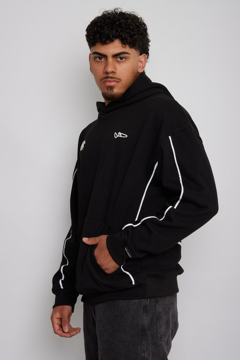 HOODIE OLD GREEN LINES