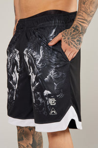 Pantaloneta Horse Negro/Blanco