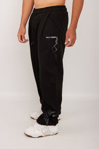 Sudadera Thunder tipografia Azul