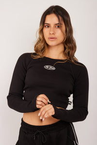 Crop Top Manga Larga