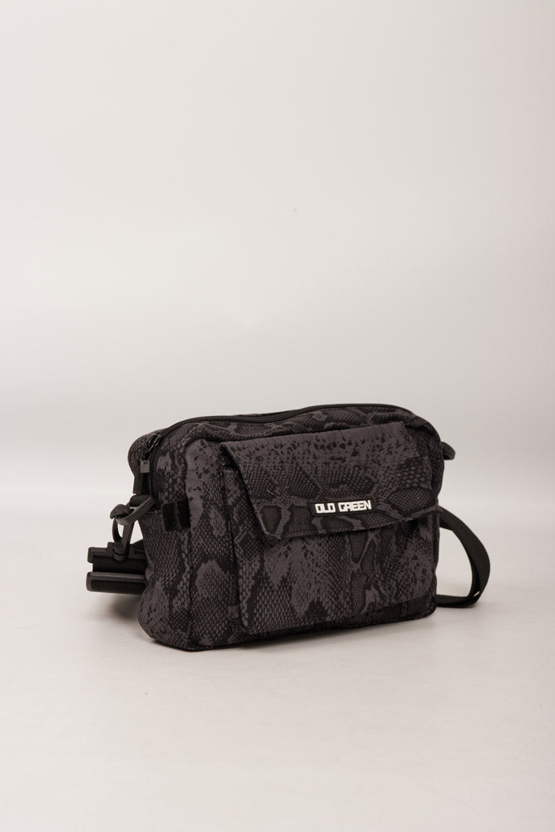 Bolso crossbody camo gris negro