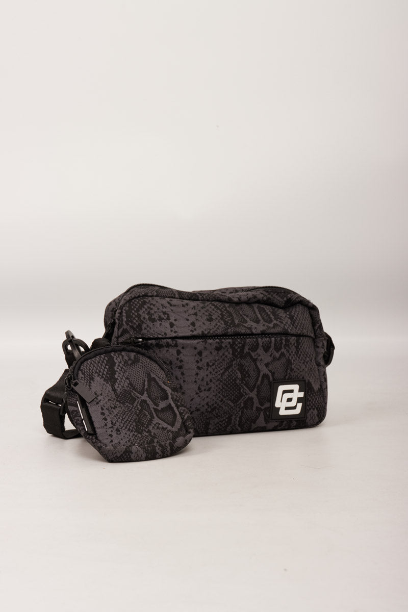 Bolso crossbody camo negro