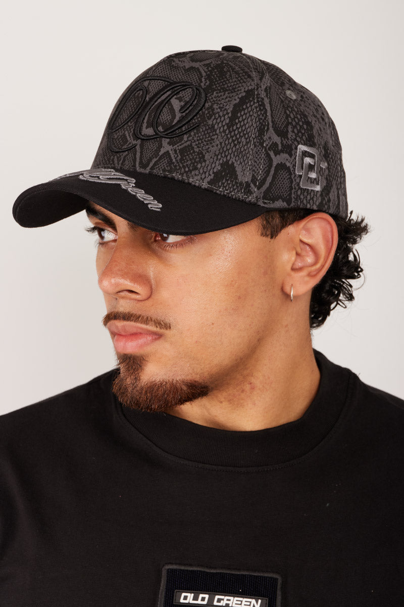 Gorra Camuflada Gris teja negra