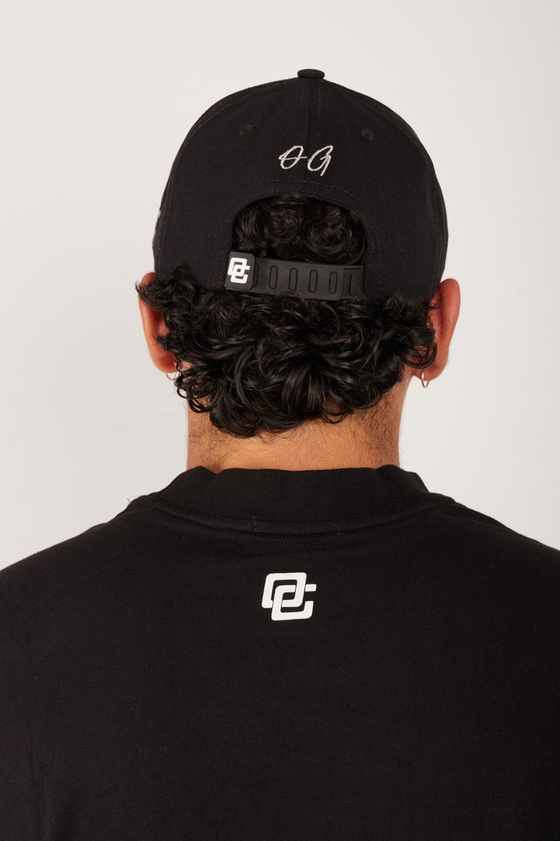 Gorra negra Teja gris camu