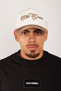 Gorra Blanca teja camuflada Café