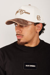 Gorra Blanca teja camuflada Café