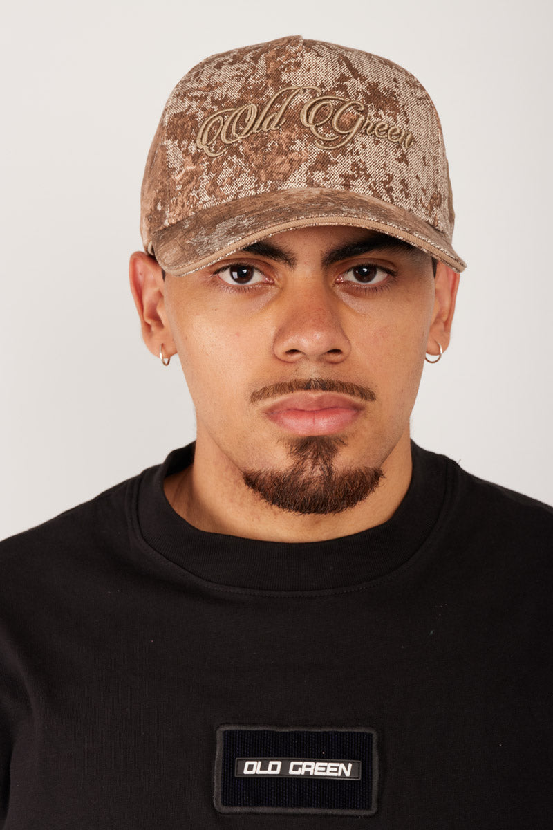 Gorra Camuflada Café