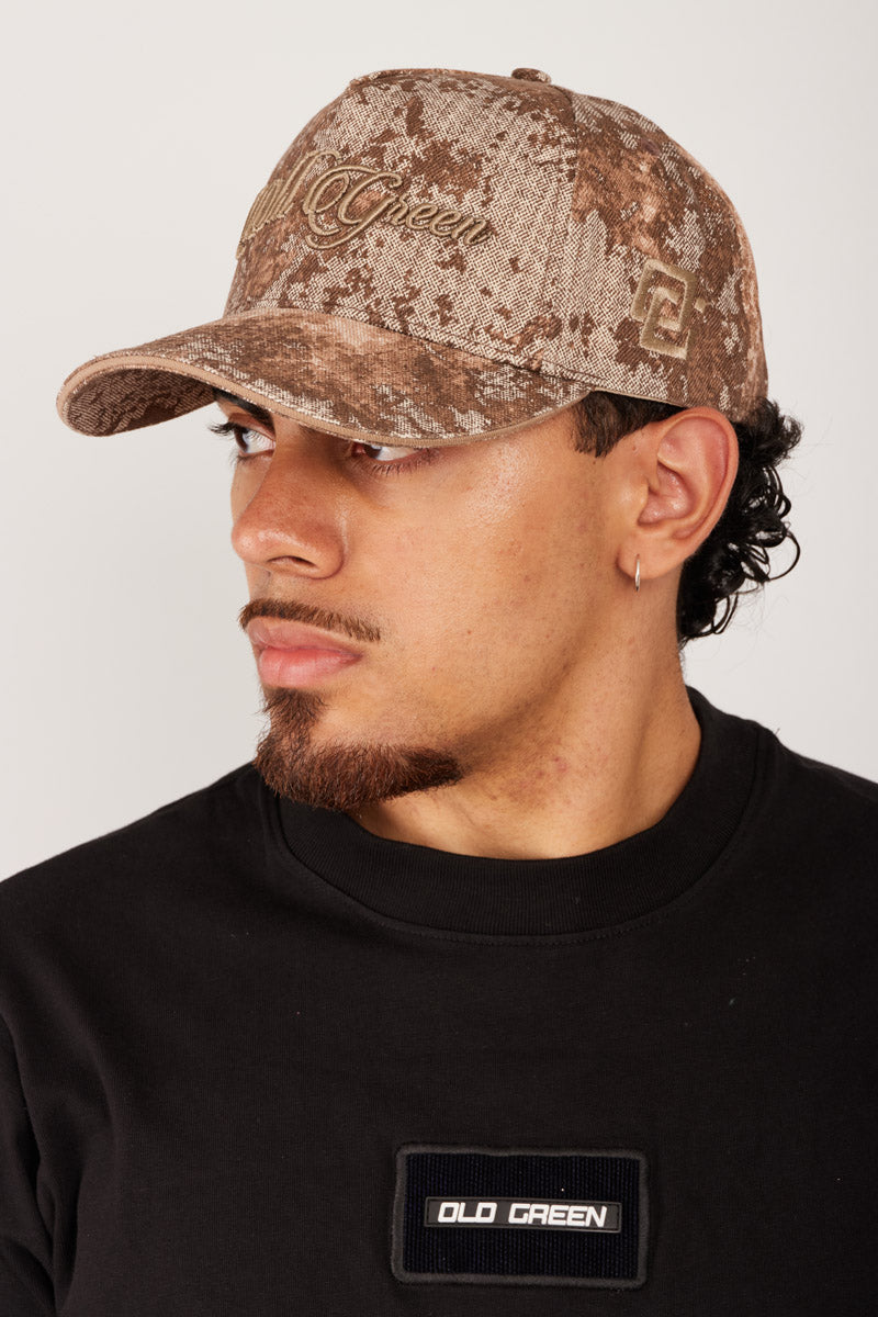 Gorra Camuflada Café